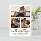 私たちの冒険は日付3の写真を保存して開始 招待状 (スタンド正面)