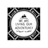 私たちの冒険を生きる ラバースタンプ (インプリント)