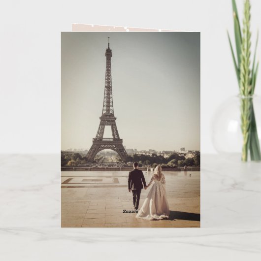 私たちの初めてのクリスマスが一緒に白いスクリプトの写真 シーズンカード (裏面)