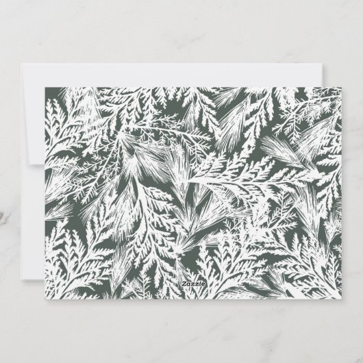 私たちの初めてのクリスマスが新しくクリスマスカードを買いました シーズンカード (裏面)