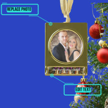 私たちの初めてのクリスマスはカップルのバナーオーナメント