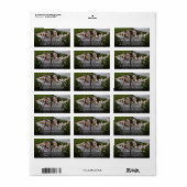 私たちの初めてのクリスマスはミスター・アンド・ミセス・フォト・アドレス ラベル (フルシート)