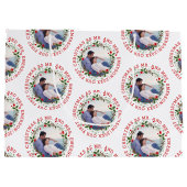 私たちの初めてのクリスマスはミスター・アンド・ミセス・リースの写真 ラージペーパーバッグ (裏面)