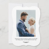 私たちの初めてのクリスマスはミスター・アンド・ミセス | 休日の写真 シーズンカード (裏面)