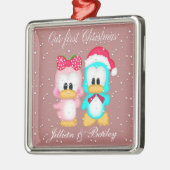 私たちの初めてのクリスマスはミセス・オーナメント メタルオーナメント (左)