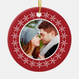 私たちの初めてのクリスマスはミセス・スノーフレーク・オーナメント セラミックオーナメント