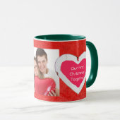 私たちの初めてのクリスマスは一緒にコーヒーマグ マグカップ (正面右)