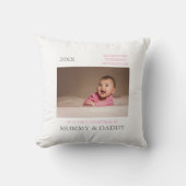 私たちの初めてのクリスマスは両親 クッション (正面)