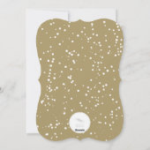 私たちの初めてのクリスマスは写真さん結婚と シーズンカード (裏面)