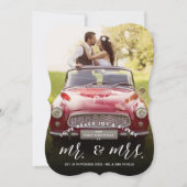 私たちの初めてのクリスマスは写真さん結婚と シーズンカード (正面)