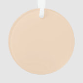 私たちの初めてのクリスマスは完璧な梨のカップル オーナメント (裏面)