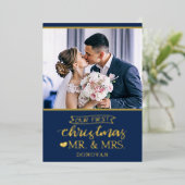 私たちの初めてのクリスマスは新婚さん 箔シーズンカード (立ち正面)