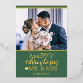 私たちの初めてのクリスマスは新婚さん 箔シーズンカード