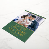 私たちの初めてのクリスマスは新婚さん 箔シーズンカード (回転した状態)