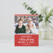 私たちの初めてのクリスマスは新婚の夫人として シーズンポストカード (スタンド正面)