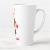 私たちの初めてのクリスマスは新婚ラテ夫妻 カフェラテマグ (右)