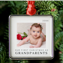 私たちの初めてのクリスマスは祖父母としてモダン