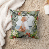 私たちの初めてのクリスマスは祖父母の写真 クッション (ブランケット)