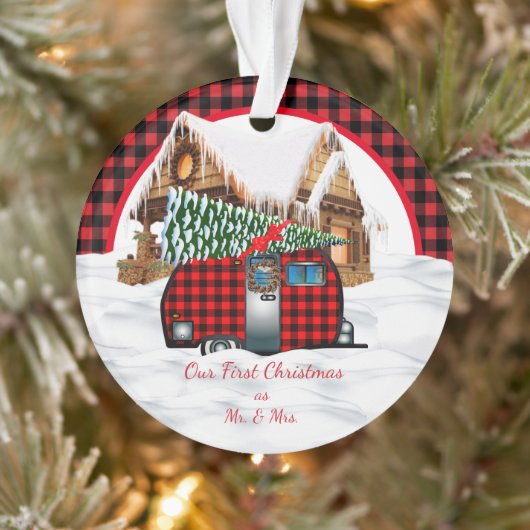 私たちの初めてのクリスマスはMr.そしてミセス オーナメント (ツリー)