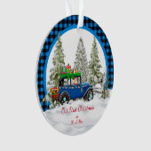 私たちの初めてのクリスマスはMr.そしてミセス オーナメント (正面)