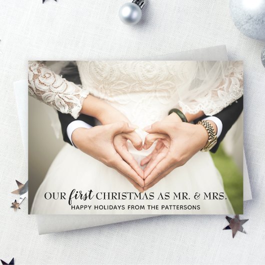 私たちの初めてのクリスマスはMr.そしてミセス シーズンカード
