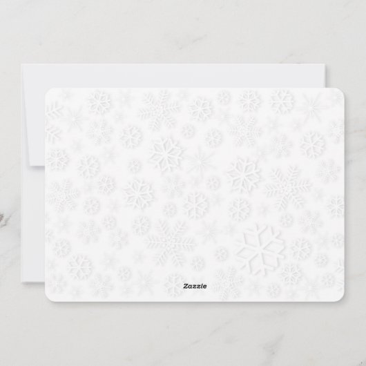 私たちの初めてのクリスマスはMr.そしてミセス シーズンカード (裏面)