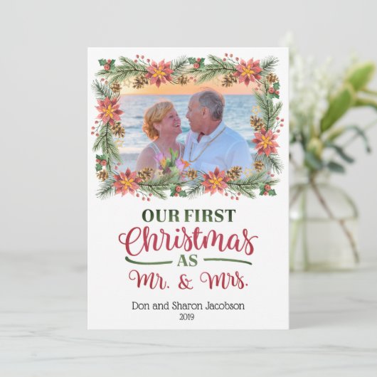 私たちの初めてのクリスマスはMr.そしてミセス – フォトカスタムー (スタンド正面)