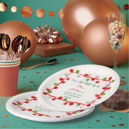 私たちの初めてのクリスマスはMr.そしてミセス ペーパープレート (複数)