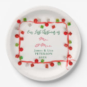 私たちの初めてのクリスマスはMr.そしてミセス ペーパープレート (正面)