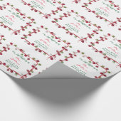 私たちの初めてのクリスマスはMr.そしてミセス ラッピングペーパー (角)