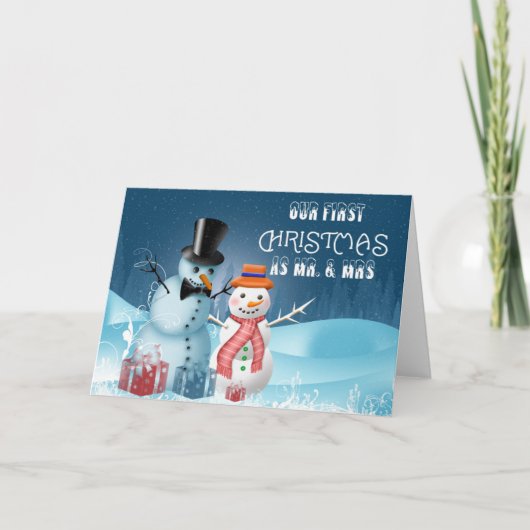 私たちの初めてのクリスマスはMr.ノート夫人 シーズンカード (正面)