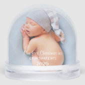 私たちの初めてのクリスマスを祖父母として,ベビー写真 (裏面)