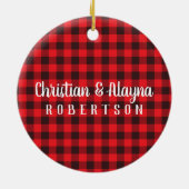 私たちの初めてのクリスマスオーナメント セラミックオーナメント (裏面)