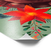 私たちの初めてのクリスマスカスタム、フォトホリデー フォトプリント            (角)