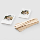 私たちの初めてのクリスマスカップルの写真名Mr & Mrs モダン. ハンドファン (組立なし)