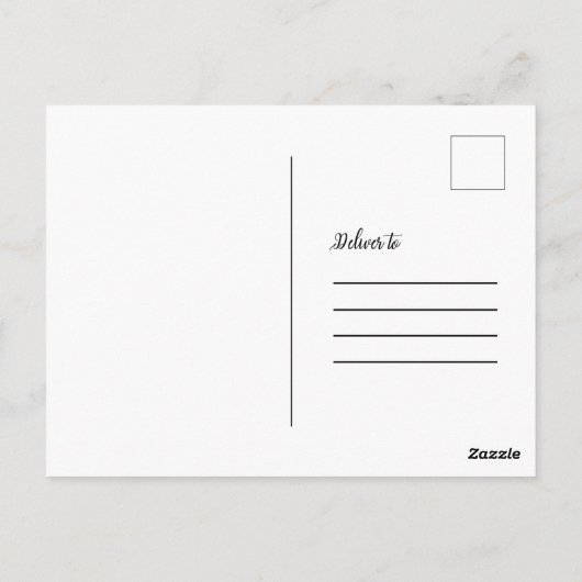 私たちの初めてのクリスマスカップルの写真 ポストカード (裏面)