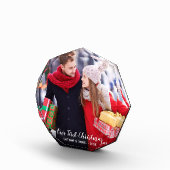 私たちの初めてのクリスマスカップル写真ブロックO フォトブロック (右)