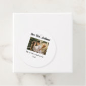 私たちの初めてのクリスマスカップル写真 名前 ミスター&ミセス モッド フェイバータグ (インサイチュ)