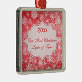 私たちの初めてのクリスマスキープサクプレミアムオーナメント メタルオーナメント (右)