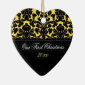 私たちの初めてのクリスマスキープサケオーナメント セラミックオーナメント (右)