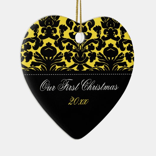 私たちの初めてのクリスマスキープサケオーナメント セラミックオーナメント (右)