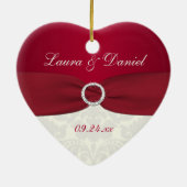 私たちの初めてのクリスマスキープサケオーナメント セラミックオーナメント (裏面)