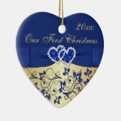 私たちの初めてのクリスマスキープサケオーナメント セラミックオーナメント (右)