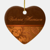 私たちの初めてのクリスマスキープサケオーナメント セラミックオーナメント (裏面)