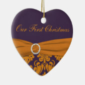 私たちの初めてのクリスマスキープサケオーナメント セラミックオーナメント (右)