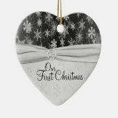 私たちの初めてのクリスマスキープサケオーナメント セラミックオーナメント (右)