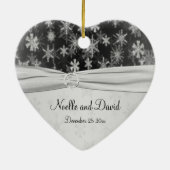 私たちの初めてのクリスマスキープサケオーナメント セラミックオーナメント (裏面)