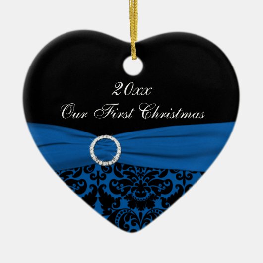 私たちの初めてのクリスマスキープサケオーナメント セラミックオーナメント (正面)