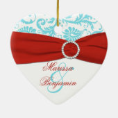 私たちの初めてのクリスマスキープサケオーナメント セラミックオーナメント (裏面)