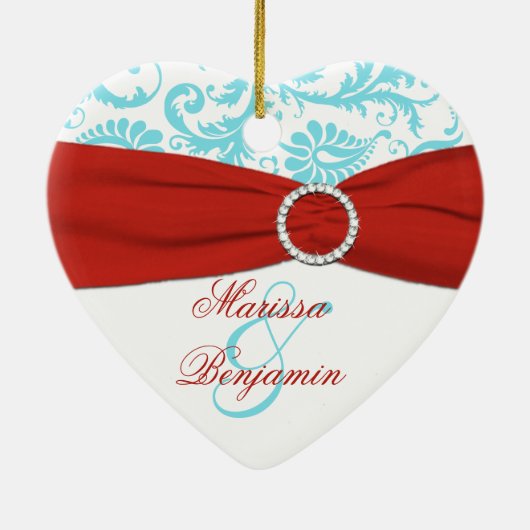 私たちの初めてのクリスマスキープサケオーナメント セラミックオーナメント (裏面)